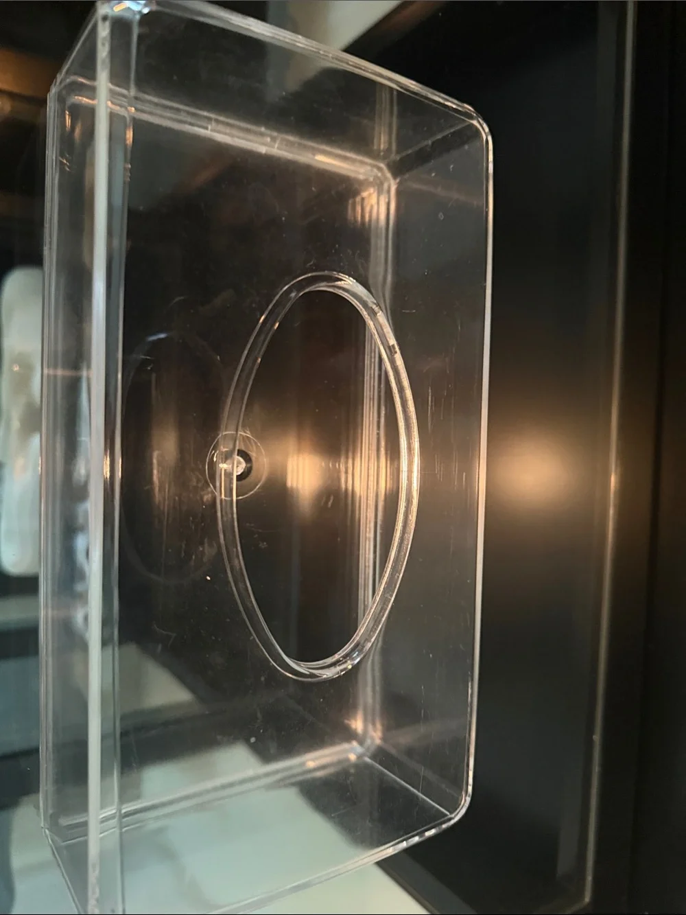 Vintage Acrylic or Lucite Tissue Holder